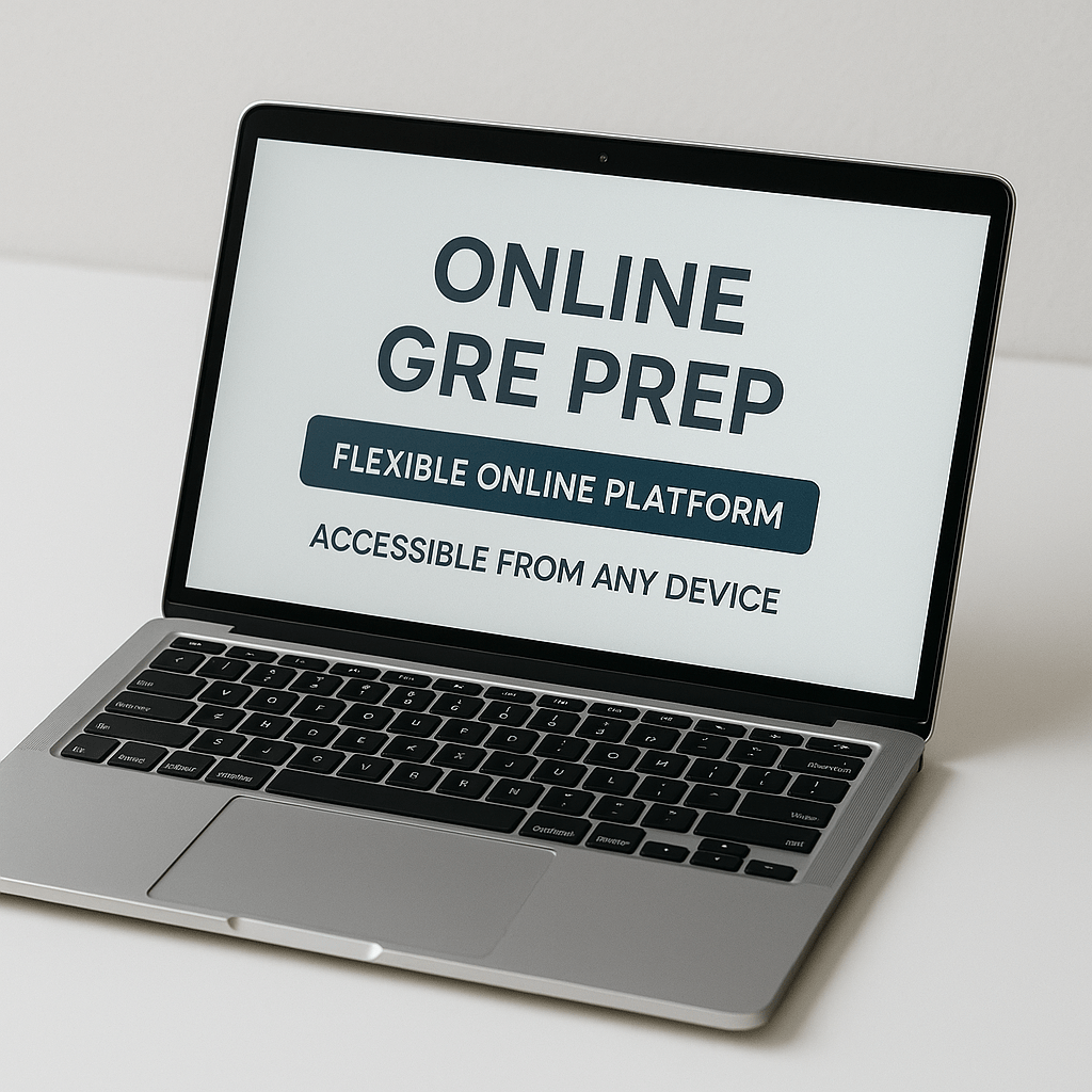 Flexible online GRE preparation platform accessible from any device.